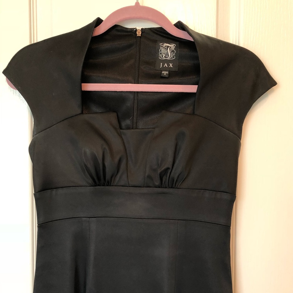 Black cocktail dress in size 2